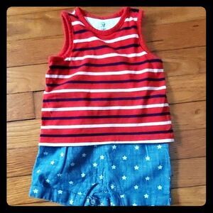 Baby Gap One Piece Star Spangled Romper Jumper